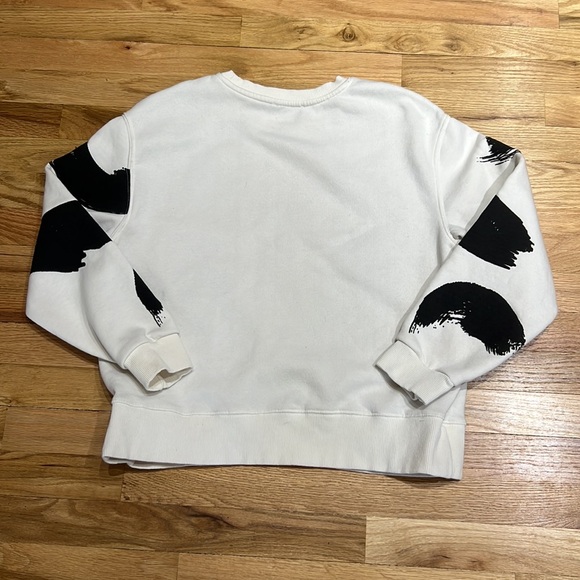 Zara preloved white and black sweatshirt🔥❤️🍂 - Picture 8 of 8